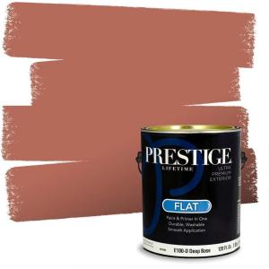 imagePRESTIGE Paints Interior Paint and Primer In One 1Gallon Flat Comparable Match of Benjamin Moore Spiced Apple Cider1202BMPCM