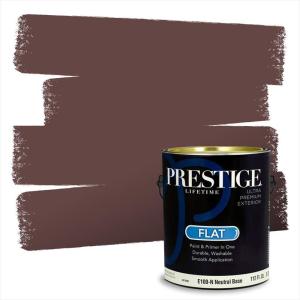 imagePRESTIGE Paints Interior Paint and Primer In One 1Gallon Flat Comparable Match of Benjamin Moore Spiced Apple Cider1260BMPCM